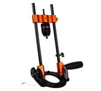 O'SKOOL Multi-Angle Drill Guide for Cordless Drills, Adjustable from 0 to 60 Degrees for Flat and Round Workpieces