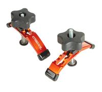 O'SKOOL Positionable T-Track Hold Down Clamp Kit, 5-3/8" L x 1-1/8" Width for CNC Router Clamp and T-Slot T-Track Clamp,2 Pack