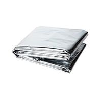 OSKOPWRC Disposable Portable Emergency Foil Blanket,1 Pack Survival Blankets Perfect for Outdoors,Hiking, Camping,Bug Out Bag,Marathons Silver 63 * 83