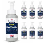 Osler & Walsh Hand Sanitiser Foaming Pump Bottles 500ml - Alcohol-Free, Quat-Free Formula - Biodegradable | Pack of 6 | Healthcare, Workplace, Nursery & Behavioural Health Use