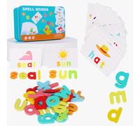 OSLINE Toys for 2 3 4 Year Old Girls Boys Gifts,Educational Toys for 2-3 Year Olds,Alphabet Spell Preschool Learning Toys,Montessori Toys for 3 Year Olds