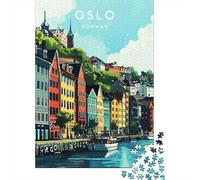 Oslo Cityscape, Classic Jigsaw Puzzle, 1000 Pieces, 70x50cm/1000pcs