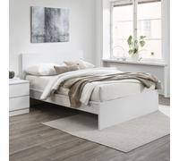 Oslo - Double - Low Foot-End Bed - White - Wooden - 4ft6 - Happy Beds