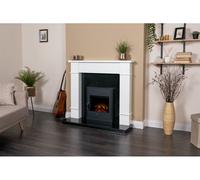 Oslo Electric Inset Stove in Black with Remote Control Adam Fires & Fireplaces Black One Size