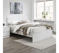Oslo - King Size - Low Foot-End Bed - White - Wooden - 5ft - Happy Beds