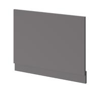 Oslo MDF End Bath Panel | Gloss Grey | 700mm
