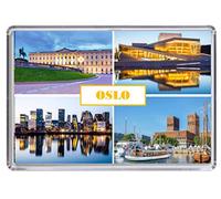 Oslo Norway Souvenir Acrylic Fridge Magnet (Standard: 70x45mm)