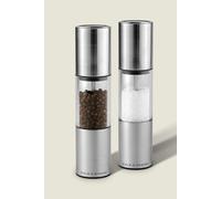 Oslo Precision+ Salt & Pepper Mill Set - Silver/Clear Cole & Mason Silver One Size