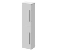 Oslo Wall Mounted 2 Door Storage Unit | Gloss White | MDF | 350mm x 1400mm