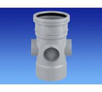 OSMA 110mm SOIL 4S590 S/SW Bossed Pipe - Plain GREY