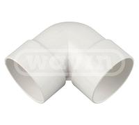 Osma 5Z160W 40mm (1.5") knuckle 90 degree bend White