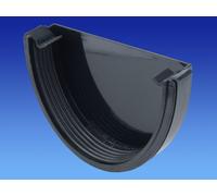 OSMA Black 113mm External Stopend for DeepLine 4.5:2.5 Gutter System 9T911B
