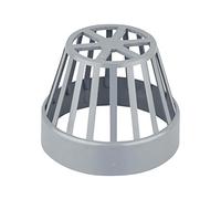Osma PVC-U balloon grating in grey for 110mm pipe