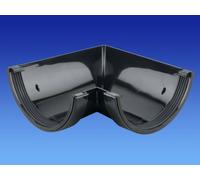 OSMA Roofline Commercial 150mm Half Round Gutter 90 Degree Angle Grey 6T603g