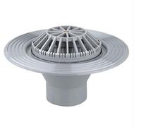 Osma Soil PVC-U Domed Roof Outlet Grey 110mm 4S414G 4S414 Wavin