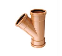 Osma Underground Drain 110mm 45° Junction Double Socket 4D213 Y