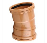 Osma Underground Drain 110mm Bend 11.25° Double Socket 4D568 Elbow