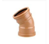 Osma Underground Drain 110mm Bend 30° Double Socket 4D566 Elbow
