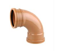 Osma Underground Drain 110mm Bend 87.5° Double Socket 4D561 Elbow