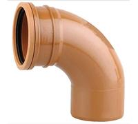 Osma Underground Drain 110mm Bend 87.5° Single Socket 4D161 Elbow