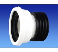OSMA WC004 Easy-Fit Pan Connector Straight 4" (Standard Four Inch Toilet Outlet) Loo, Bog, Cistern, WC