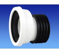 OSMA WC204 Easy-Fit Pan Connector Offset 4" (Standard Four Inch Toilet Outlet) Loo, Bog, Cistern, WC