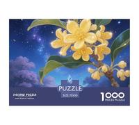 Osmanthus Flower-1000 Pieces, Puzzle Series with The Most Loved Beautiful Flower for Adults And Children from 14 Years, Multicoloured, 70x50cm/1000pcs