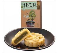 Osmanthus Jelly Pastry, Famous Chinese Soft Cake/Biscuits, 5 Pieces/190g, 3 Optional Flavors, 桂花糕 (190 g (Pack of 1), Green Tea)