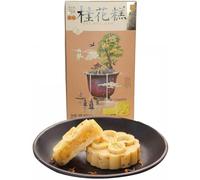 Osmanthus Jelly Pastry, Famous Chinese Soft Cake/Biscuits, 5 Pieces/190g, 3 Optional Flavors, 桂花糕 (190 g (Pack of 1), Original)