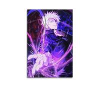 OSMNNIZ Comic Book Series Spells Return Poster Gojo Satoru Poster Decorative Painting Canvas Wall Posters And Art Picture Print Modern Family Bedroom Decor Posters 08x12inch(20x30cm)
