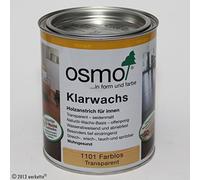 Osmo Wood Wax Finish Clear Extra Thin 1101 2.5L for interior oily hardwoods