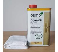 Osmo 3060 1 Litre Door Oil - Clear Satin with FREE Lint free Cloth