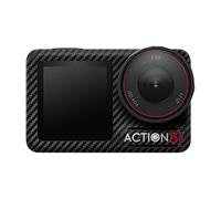 Osmo Action 5 Pro Camera Skin Sticker Set,Protective Camera Body Cover Kit for DJI Osmo Action 5 Pro Only,Action5 Skin Film Decals Vinyl Wrap Sticker Scratch-Resistant Decoration (Carbon Fiber Black)