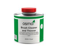 Osmo Brush Cleaner & Thinner 8000 - Paint Brush Cleaner & Paint Thinner, 500ml - Brush Cleaner for Cleaning Paint Brushes, Paint Rollers & Painting Utensils - Suitable for Osmo Wood Oils