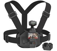 Osmo Chest Mount with Pocket 3 Expansion Adapter, Chesty Strap Harness for GoPro/DJI Action/Insta360 w Soft Pad Protection Wearable Cross Body Mounts Accessories for Action Camera