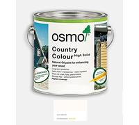 Osmo Country Colour 2.5L, White - 2101, Opaque Colour Finish for Exterior Wood