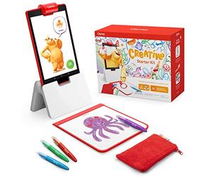 Osmo - Creative Starter Kit for Fire Tablet - 3 Educational Learning Games - Ages 5-10 - Creative Drawing & Problem Solving/Early Physics - STEM Toy - (Osmo Fire Tablet Base Included)