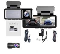 Osmo Dash Cam Pro 4k With Front and Rear Camera, Free 64GB Card, Dashcam Wifi/App Control Car Camera Dash Cam With Reversing Camera, 170° Wide Angle Lens, Loop Recording, Parking Monitoring (64GB)