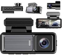 Osmo Dashcam Pro 4k,Dash Cam Front and Rear Inside with Night Vision,Dashcam WiFi/App Control Car Camera Dash Cam with Reversing Camera,Parking Monitoring,Front and Rear Recording