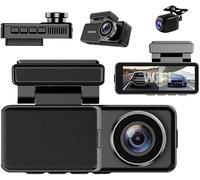 Osmo Dashcam Pro 4k,Dash Cam Front and Rear Inside with Night Vision,Dashcam WiFi/App Control Car Camera Dash Cam with Reversing Camera,Parking Monitoring,Front and Rear Recording