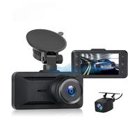 Osmo Dashcam Pro,Front and Rear Dash Cam, Built-in WiFi Car Camera Dash Cam (Cigarette lighter car charger,32G)