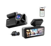 Osmo DashCam Pro Original, Dashboard Camera (WiFi+GPS+64GB) | New & Improved 2026 Model,Front and Rear Night Vision 170° Wide Angle Loop Recording G-sensor WDR GPS Track