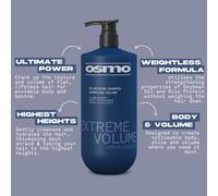 Osmo Extreme Volume Shampoo Fuller hair with Natural Proteins Vegan