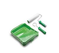Osmo Floor Roller Set - 250mm Microfibre Paint Roller Set for Wood Oils & Floor Finishes - Includes Frame, Sleeve, Tray, Inserts & Scraper - Even Coverage for Smooth Wooden Floors