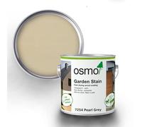 Osmo Garden Stain, waterbased, sprayable, Weather-Resistant and UV Stable, Transparent Coloured, Satin Wood Coating for The Exterior (7254 Pearl Grey, 2.5 litres)