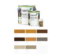 Osmo Garden Stain, waterbased, sprayable, Weather-Resistant and UV Stable, Transparent Coloured, Satin Wood Coating for The Exterior (7248 Light Oak, 750ml)