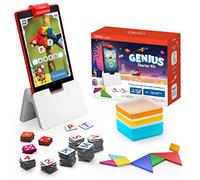 Osmo - Genius Starter Kit for Fire Tablet - 5 Educational Learning Games - Ages 6-10 - Spelling, Math, Creativity & More - STEM Toy - (Osmo Fire Tablet Base Included - Amazon Exclusive)