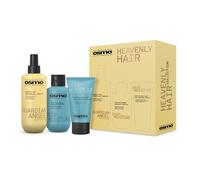 Osmo Heavenly Hair Collection, Anti Frizz Shampoo and Conditioner Set | Guardian Angel Veil 250 ml plus travel size Deep Moisture duo, keratin enriched, humidity defence, 3 piece salon gift