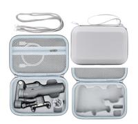 Osmo Mobile 8P Carrying Case, Travel Hard Case Storage Pouch with Lanyard for DJI Osmo Mobile 8P Gimbal, Magnetic Phone Mount 5 Accessories Organizer Bag (Gray)