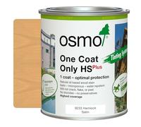 Osmo One Coat Only HS Plus - Oil Stain for The Protection for Outdoor Wood (9233 Hemlock, 0.75 Litre)